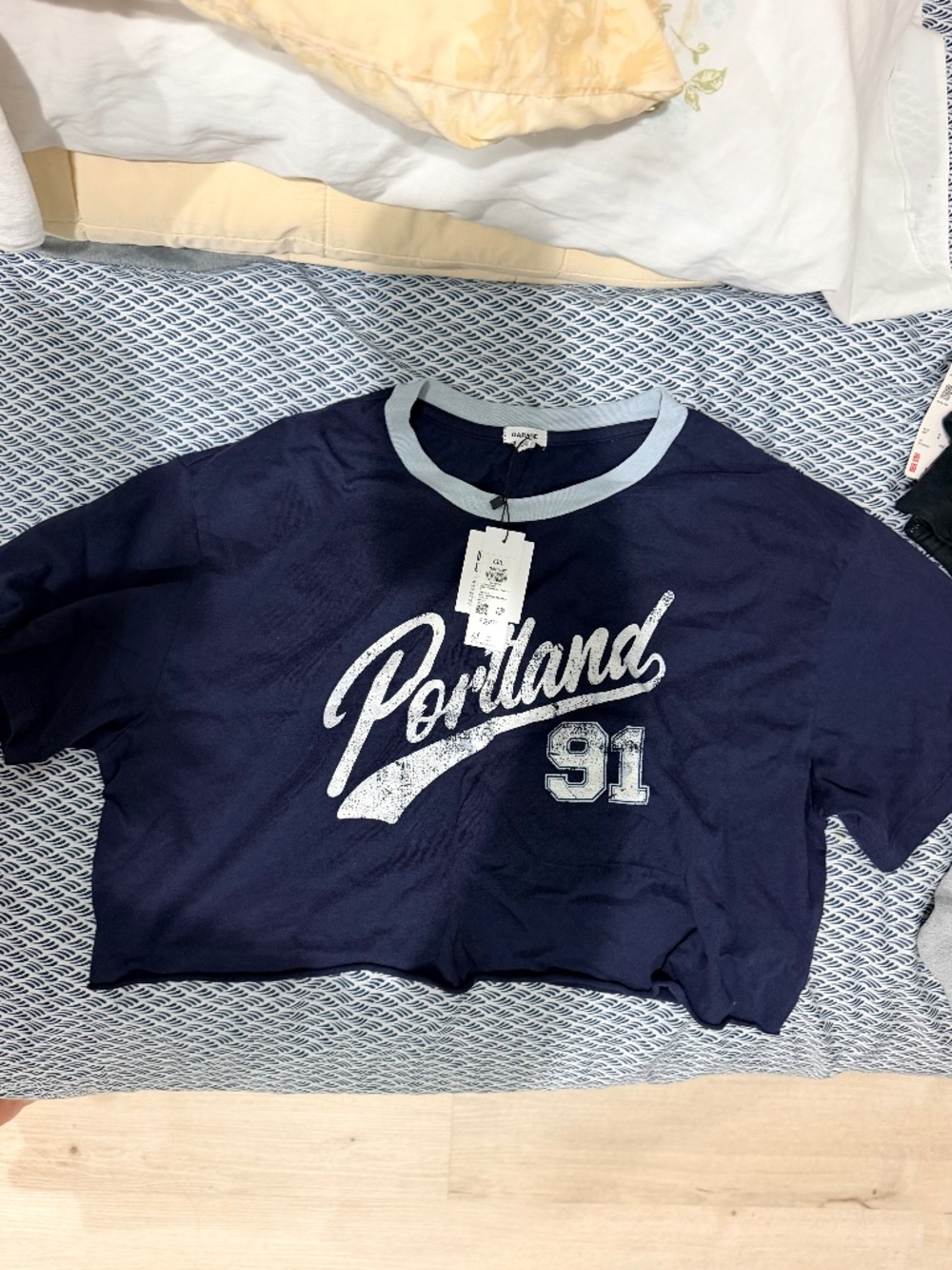 Garage Short Sleeve crop tee